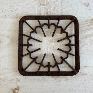 Vintage Single Bucks Stove & Range Co Cast Iron Stove Grill